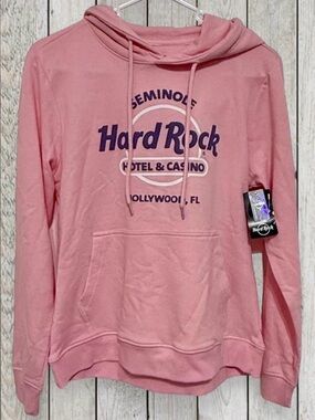 Hard Rock Cafe Seminole Pink Hoodie Sweater